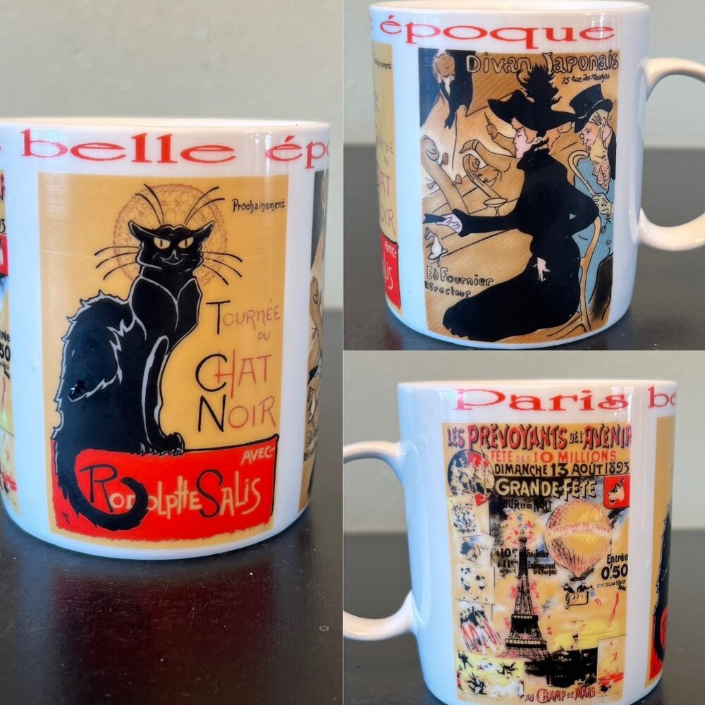 ART NOUVEAU Paris Belle Époque Poster Art Mug ~ Eiffel Tower ~ Toulouse-Lautrec